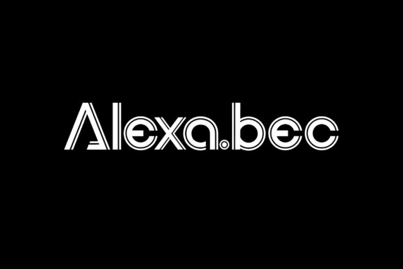 Alexa.bec: A Standout Display Font for Digital Branding