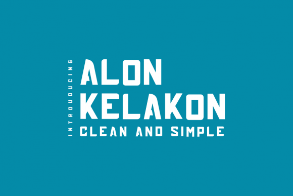 Alon Kelakon: The Display Font That Makes Your Headlines Instantly Clear