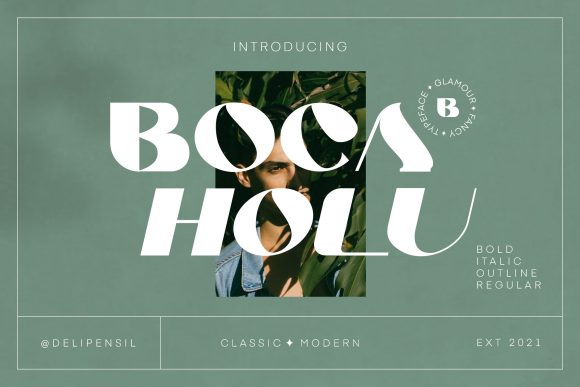Boca Holu: A Display Font That Makes Your Brand Instantly Memorable
