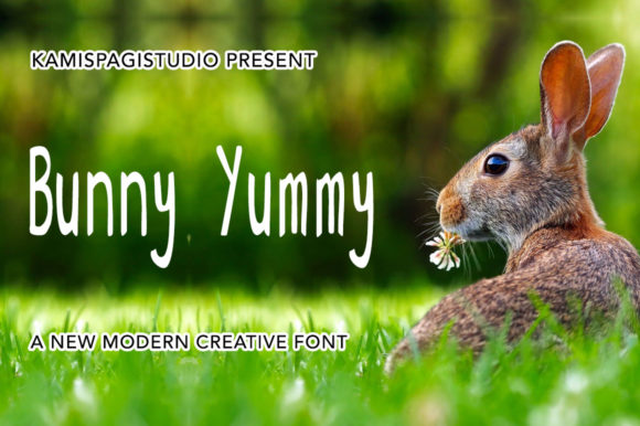 Bunny Yummy: A Fresh Display Font for Modern Web Brands