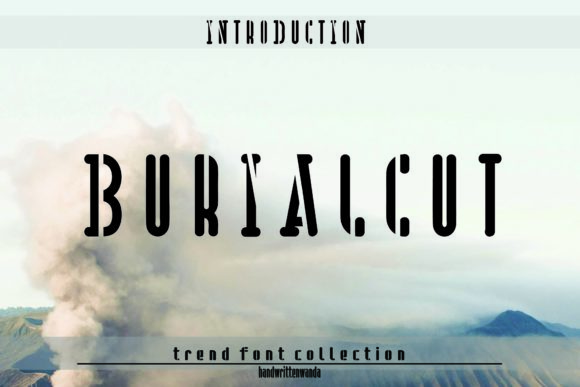 Buriacut: A Casual Display Font That Cuts Through the Noise