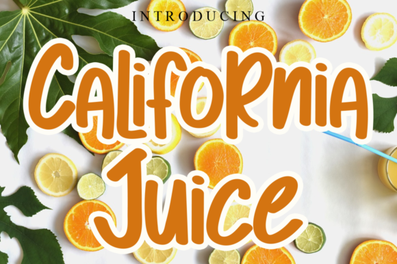California Juice: A Friendly Display Font That Just Works