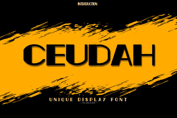 Ceudah: A Bold Display Font for Scroll-Stopping Marketing