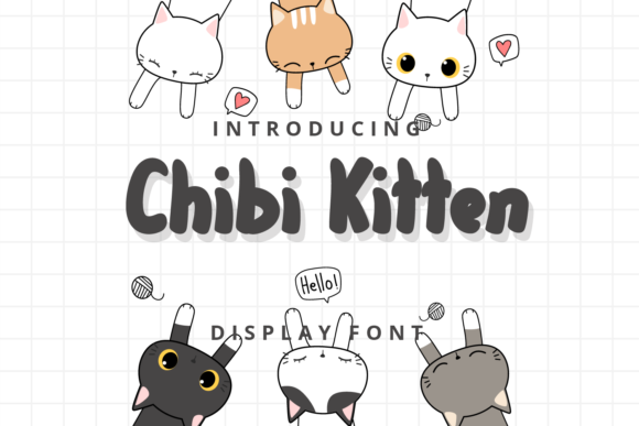 Chibi Kitten: The Playful Display Font for Handmade Brands