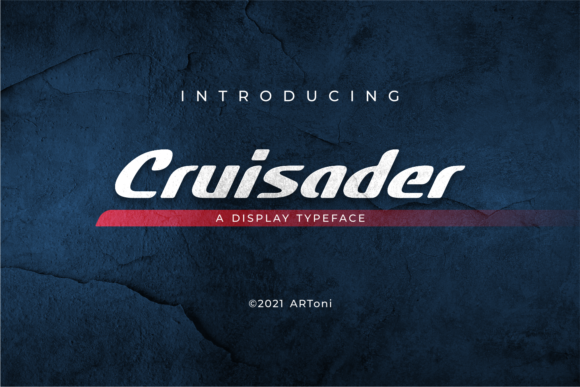 Cruisader Display Font for Handmade Creators