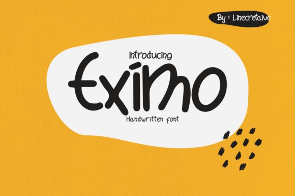 Eximo: A Playful Display Font for Handmade Brands