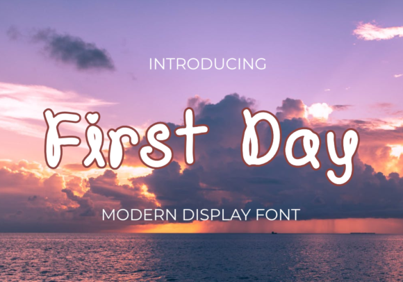 First Day: A Display Font That Makes Your Headlines Instantly Clear