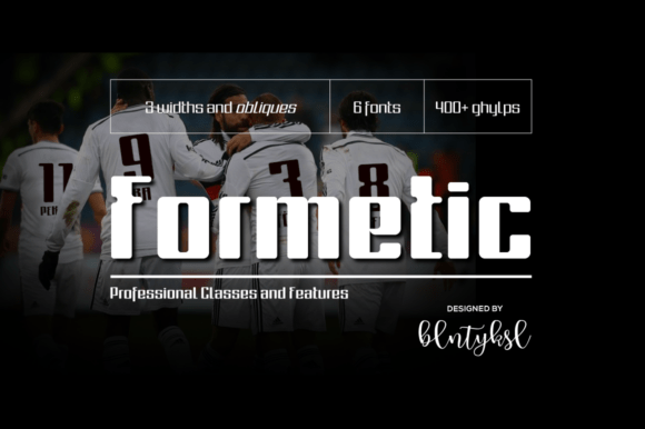 Formetic: A Bold Display Font for Business Branding