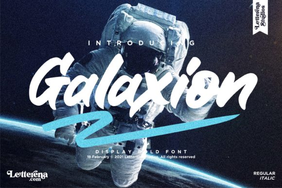 Galaxion: A Display Font That Actually Works in Real Branding