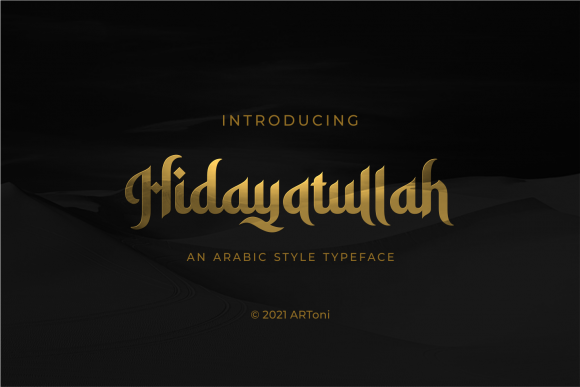 Hidayatullah: A Display Font with Quiet Confidence