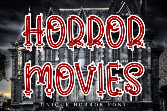 Horror Movies: A Playful Display Font for Bold Brand Identities