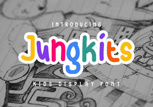 Jungkits: A Playful Display Font That Feels Like a Warm Hug