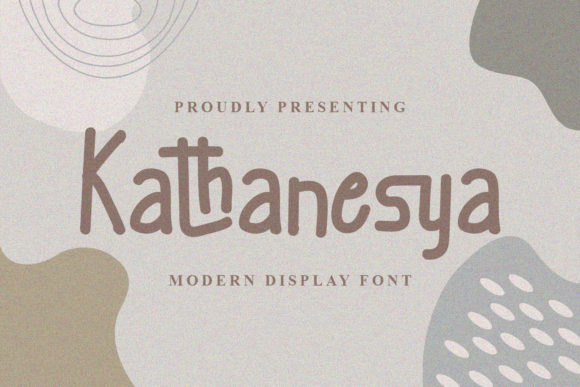 Kathanesya: A Playful Display Font That Feels Like Real Branding