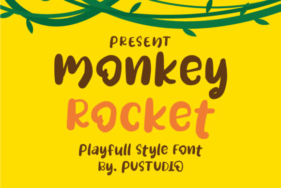 Monkey Rocket: A Fresh Display Font for Small Business Branding