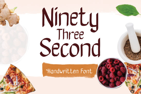 Ninety Three Second: A Playful Display Font for Makers