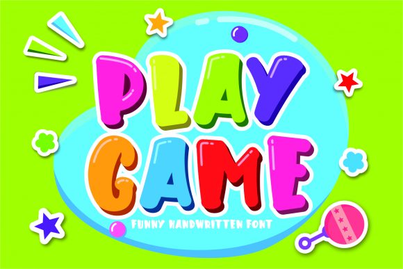 Play Game: A Playful Display Font for Editorial Charm
