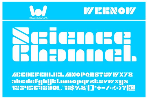 Science Channel: A Display Font That Makes Your Headlines Pop