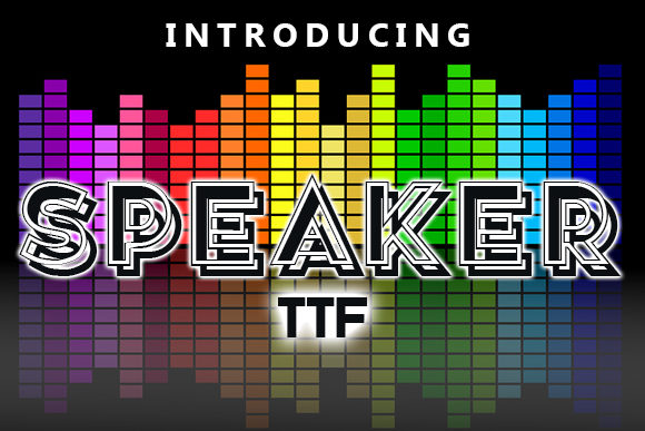 Speaker: A Display Font That Commands Attention