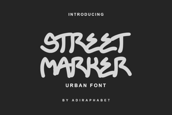 Street Marker: A Display Font with Urban Soul