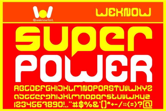 Super Power: A Display Font That Lifts Your Brand