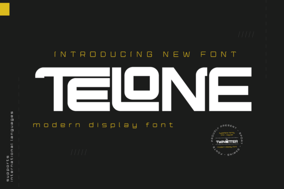 Telone Display Font: Cutting-Edge Typography for Creators