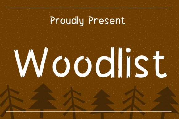 Woodlist: A Warm, Natural Display Font for Editorial Design