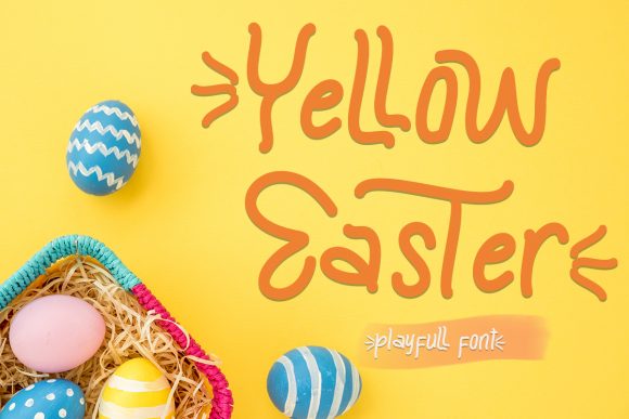 Yellow Easter: A Retro Display Font That Builds Brand Trust